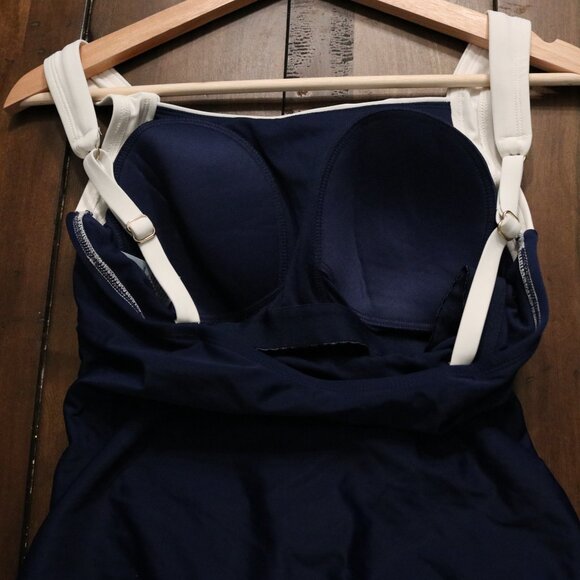 Shade & Shore One Piece in Navy and White 14 NEW - Picture 4 of 7